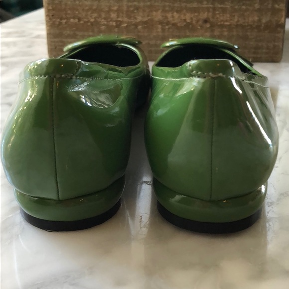 NWOT NEXT U.K. Green Patent Flats US SIZE 8 - Picture 4 of 8